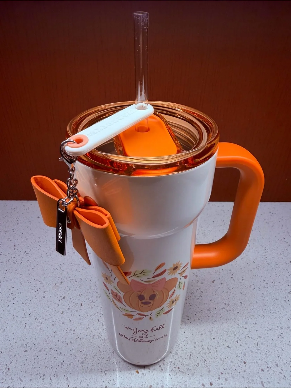 NEW 2026 DISNEY WORLD STARBUCKS PUMPKIN SPICE FALL COLLECTION 24oz TUMBLER